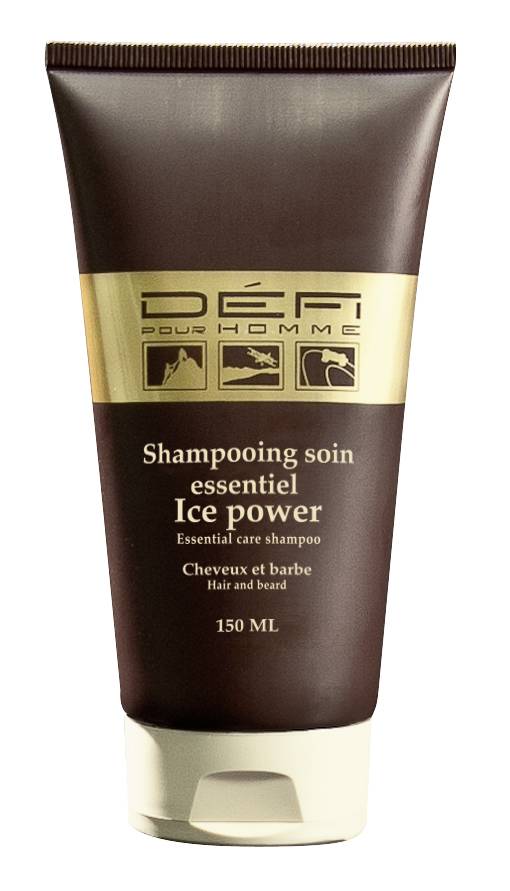 shampoing soin specifique cheveux homme barbier  hydrate nourri protege les cheveux parfum menthe poivrée homme salon de coiffure lyon