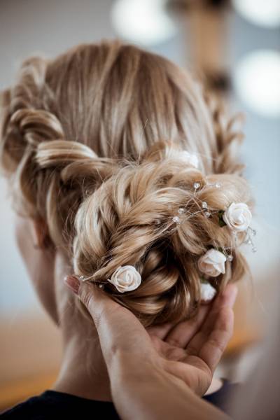 Coiffure de Marrige Julie Borne coiffure creation Lyon 3
